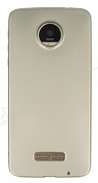 Motorola Moto Z Mat Gold Silikon Klf