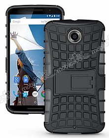 Motorola Nexus 6 Ultra Sper Koruma Standl Klf