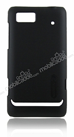 Nilkin Motorola Motoluxe XT615 Siyah Sert Mat Rubber Klf