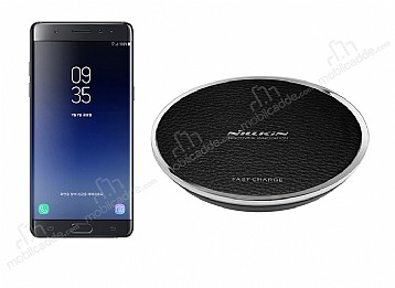 Nillkin Magic Disk 3 Samsung Galaxy Note FE Siyah Kablosuz arj Cihaz