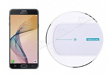 Nillkin Magic Disk II Samsung Galaxy J7 Prime / J7 Prime 2 Beyaz Kablosuz arj Cihaz