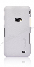 Nillkin Samsung i8530 Galaxy Beam Beyaz Sert Rubber Klf