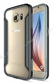 Nillkin Slim Border Samsung i9800 Galaxy S6 Silikon Bumper ereve Siyah Klf