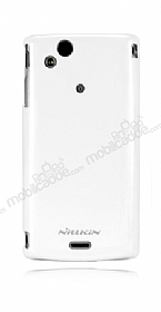 Nillkin Sony Ericsson Xperia Arc Beyaz Sert Parlak Rubber Klf