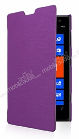 Nokia Lumia 1020 nce Yan Kapakl Mor Klf