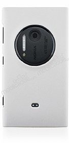 Nokia Lumia 1020 Sert Mat Beyaz Rubber Klf