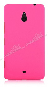 Nokia Lumia 1320 Sert Mat Pembe Rubber Klf