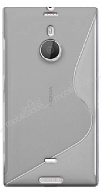 Nokia Lumia 1520 Desenli effaf Silikon Klf