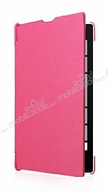 Nokia Lumia 520 / 525 nce Yan Kapakl Pembe Klf