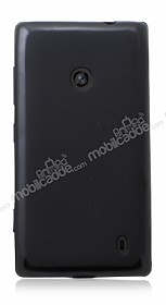 Nokia Lumia 520 / 525 Siyah Silikon Klf
