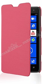 Nokia Lumia 625 nce Yan Kapakl Pembe Klf