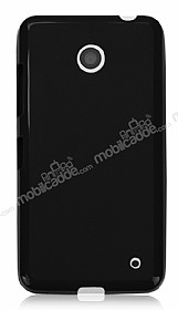 Nokia Lumia 630 Siyah Silikon Klf