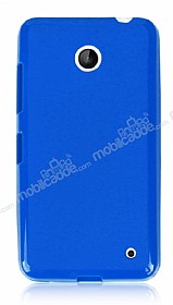 Nokia Lumia 630 Mavi Silikon Klf