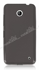 Nokia Lumia 630 effaf Siyah Silikon Klf