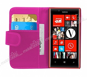 Nokia Lumia 720 Yan Czdanl Pembe Klf