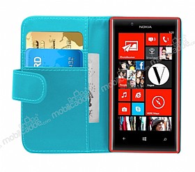 Nokia Lumia 720 Yan Czdanl Mavi Klf