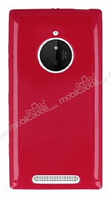 Nokia Lumia 830 Pembe Silikon Klf
