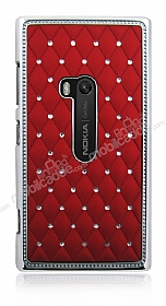 Nokia Lumia 920 Ekose Tal Bordo Sert Rubber Klf