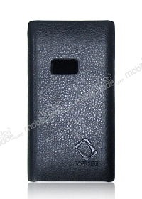 Capdase Nokia N9 Kapakl Siyah Deri Klf