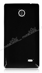 Nokia X / X Plus Siyah Silikon Klf
