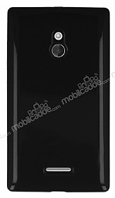 Nokia XL Siyah Silikon Klf