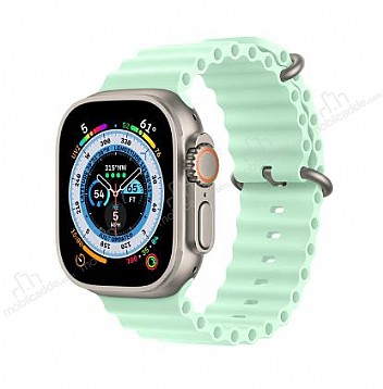 Ocean Apple Watch Ultra Yeil Silikon Kordon (49mm)