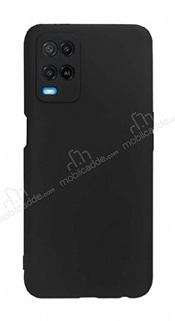 Oppo A54 Kamera Korumal Mat Siyah Silikon Klf