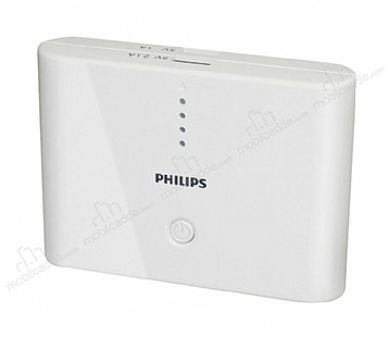 Philips 10400 mAh Powerbank Beyaz Yedek Batarya