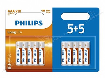 Philips Longlife inko Aaa 5+5 Pil