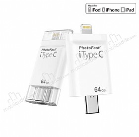 PhotoFast iTypeC 4in1 64GB Lightning / Type-C / USB 3.0 / MicroUSB i-FlashDrive