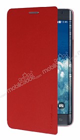Pipilu Samsung Galaxy Note Edge Standl nce Yan Kapakl Krmz Klf