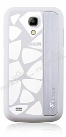 Puloka Samsung i9190 Galaxy S4 Mini ekilli Sert Mat Beyaz Rubber Klf