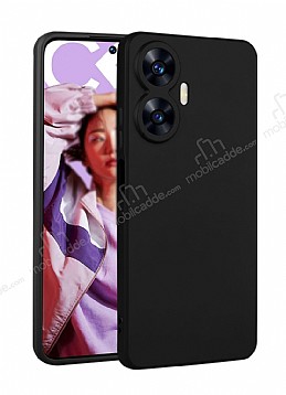 Realme C55 Kamera Korumal Mat Siyah Silikon Klf