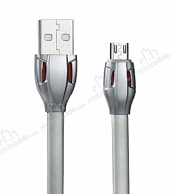 Remax Laser Micro USB Silver Data Kablosu 1m