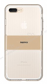 Remax Travel Hybrid iPhone 7 Plus / 8 Plus Ultra Koruma Gold Klf