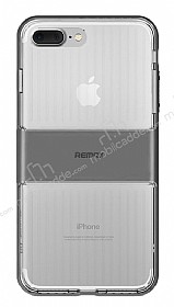 Remax Travel Hybrid iPhone 7 Plus / 8 Plus Ultra Koruma Dark Silver Klf