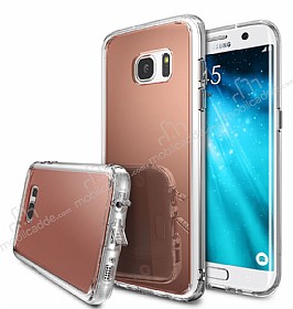 Ringke Fusion Mirror Samsung Galaxy S7 Edge Ultra Koruma Rose Gold Klf