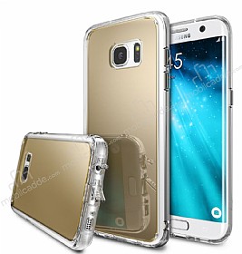 Ringke Fusion Mirror Samsung Galaxy S7 Edge Ultra Koruma Gold Klf