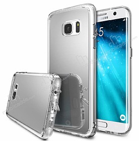 Ringke Fusion Mirror Samsung Galaxy S7 Ultra Koruma Silver Klf