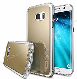 Ringke Fusion Mirror Samsung Galaxy S7 Ultra Koruma Gold Klf