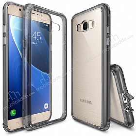 Ringke Fusion Samsung Galaxy J7 2016 Ultra Koruma effaf Siyah Klf