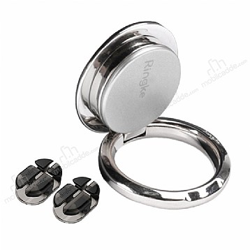 Ringke Ring Universal Silver Telefon Yz+Stand+Ara Tutaca