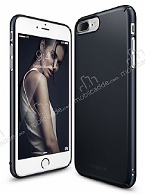 Ringke Slim iPhone 7 Plus / 8 Plus 360 Kenar Koruma Slate Metal Rubber Klf