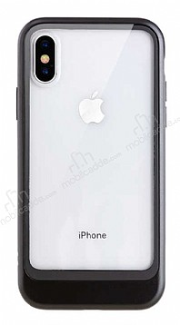 Roar Ace Hybrid iPhone X / XS Siyah Silikon Klf