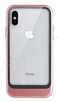Roar Ace Hybrid iPhone X / XS Rose Gold Silikon Klf