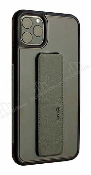 Roar Aura iPhone 11 Pro Max Standl Siyah Silikon Klf