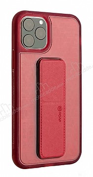 Roar Aura iPhone 11 Pro Standl Krmz Silikon Klf