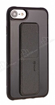Roar Aura iPhone 7 / 8 Standl Siyah Silikon Klf