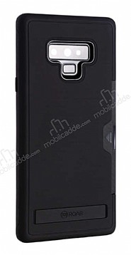 Roar Awesome Hybrid Samsung Galaxy Note 9 Standl Ultra Koruma Siyah Klf