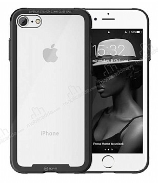 Roar Glassoul Airframe iPhone 7 / 8 Cam Siyah Klf